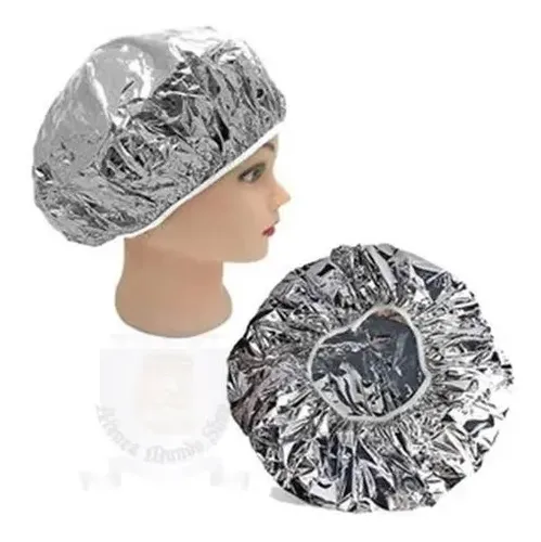 Gorro Aluminio Peluqueria Baño Crema