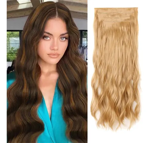 * Cabello Largo Y Rizado For Mujer, Rizo Ondulado De Agua .