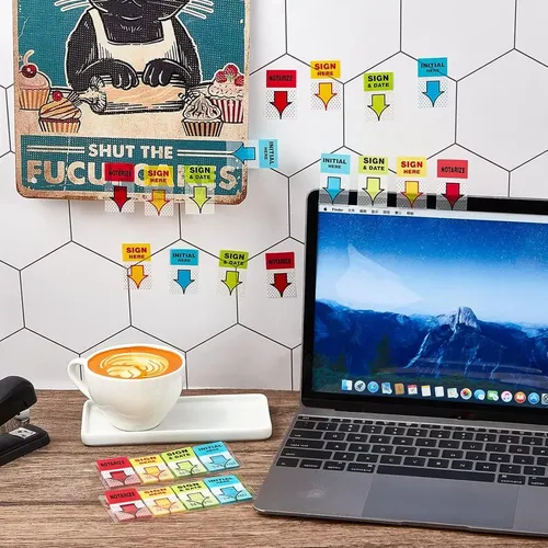 500 Pegatinas «sign Here» Certifican Ante Notario Las Inicia