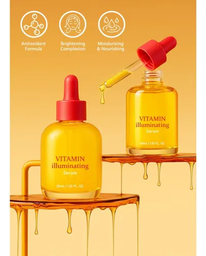 Sérum De Noche Con Retinol Y Vitamina C