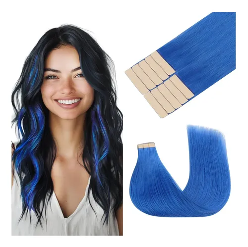 Extensiones De Cabello Tape-in Goo Goo Blue 10in 20g 10