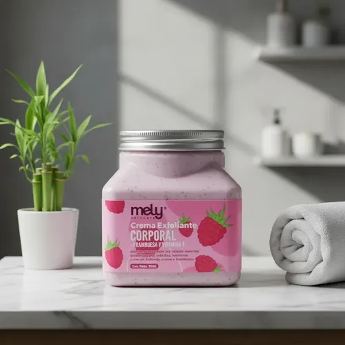 Crema Exfoliante Corporal Mely Frasco 350 Gramos