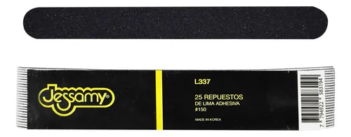 25 Repuestos De Limas Adhesivas Grano 150 Jessamy L337