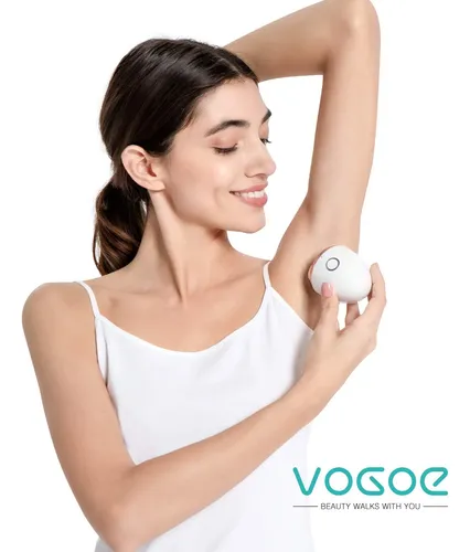 Depiladora Eléctrica Vogoe Es300 Rotativa Inalámbrica Blanca
