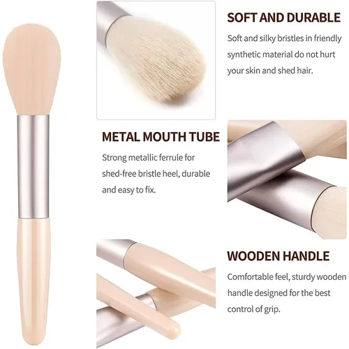 Brochas De Maquillaje, 8 Piezas Pinceles Maquillaje Set