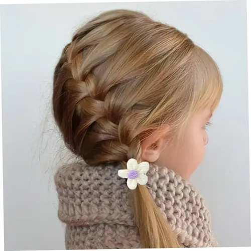 24 Gomas Elásticas Para El Pelo De Bebé Coloridas Con Flores