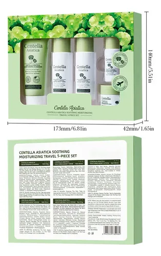 Cjwd Set De 5 Piezas De Kit De Viaje Calmante E Hidratante L