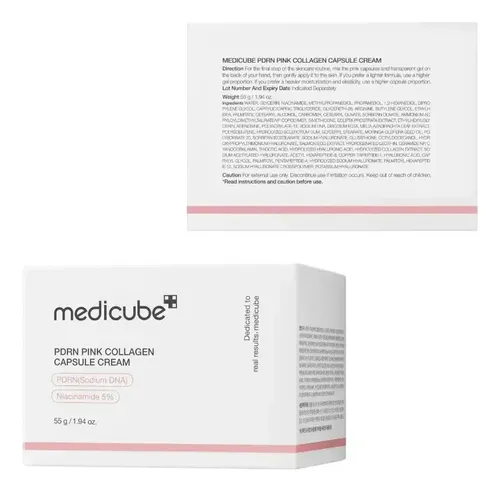 Medicube Korea Medicube Pdrn Pink Collagen Crema De Cápsulas