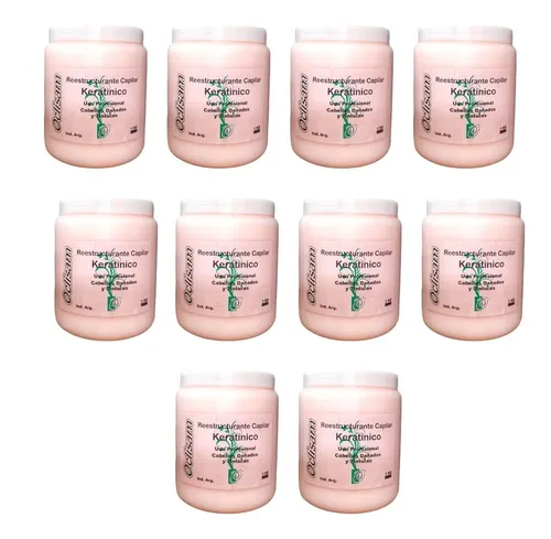 Kit X 10 Baños De Keratina Profesional Oclisam X 1kg