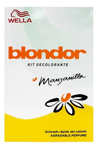 Kit Decolorante Blondor Wella Con Manzanilla