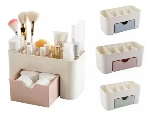 Organizador Maquillaje Cajon Mesa Manicuria Cosmetica