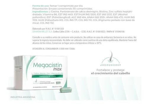 Megacistín Max Fortalecedor X 30 Cmp.