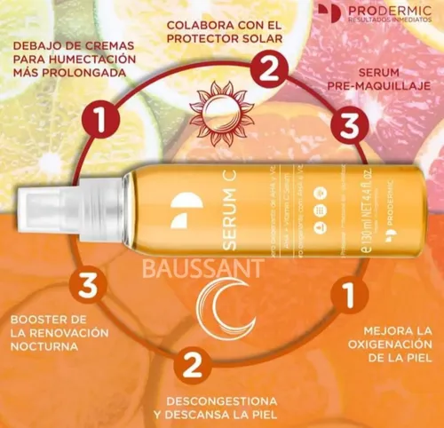 Serum C Oxigenante Con Aha Y Vitamina C Pura 130ml Prodermic