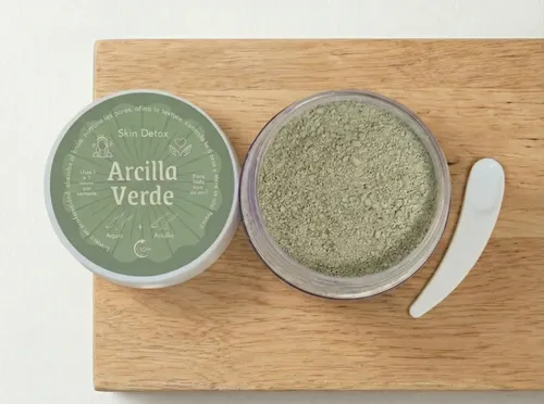 Mascarilla Facial Arcilla Verde Bentonita Pack Jabon Dearroz