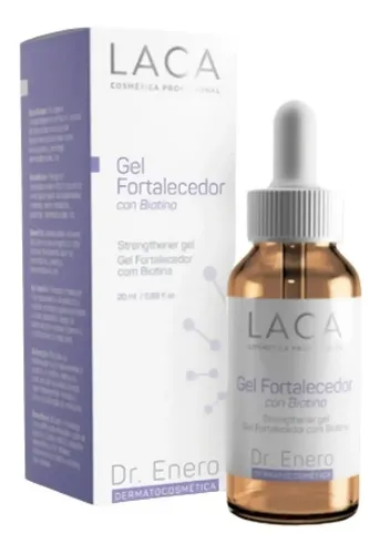 Gel Fortalecedor con biotina Dr. Enero Laboratorio Laca para pestañas, cejas y uñas