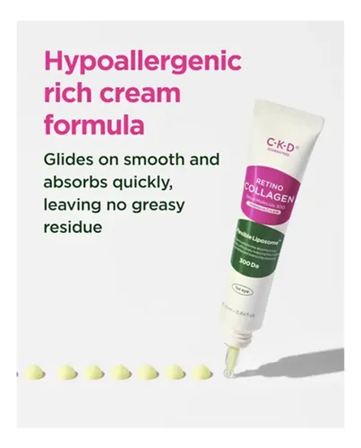 Crema Facial Para El Acné Retino Colágeno Antiedad