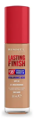 Base De Maquillaje Lasting Finish 35 Hours Rimmel London Tono 300 Sand