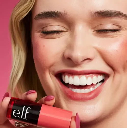 Elf Sheer For It Blush Tint Labios Y Mejillas Larga Duración Orange Crush