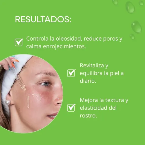 Sérum Facial Mely 4 En 1 Con Té Verde Y Durazno Dia/noche