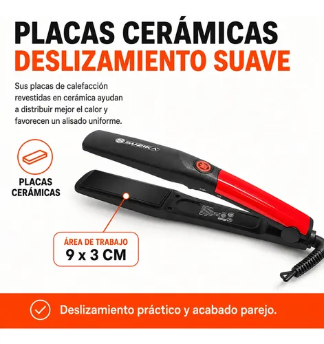 Plancha De Pelo Planchita Para Pelo Cabello 30w Suzika Pl048