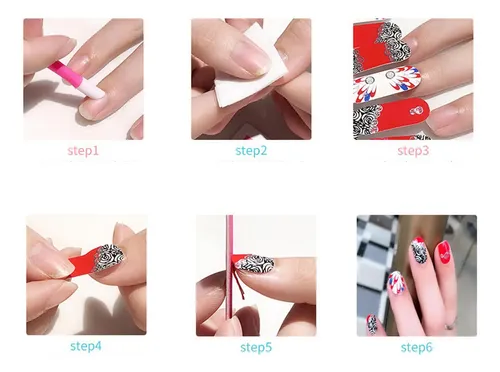 Alp 5 X 16 Pegatinas Para Esmalte De Uñas, Láminas Para Cov
