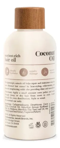 Aceite Para Cabello Oliology De Coco Para Puntas Abiertas Y
