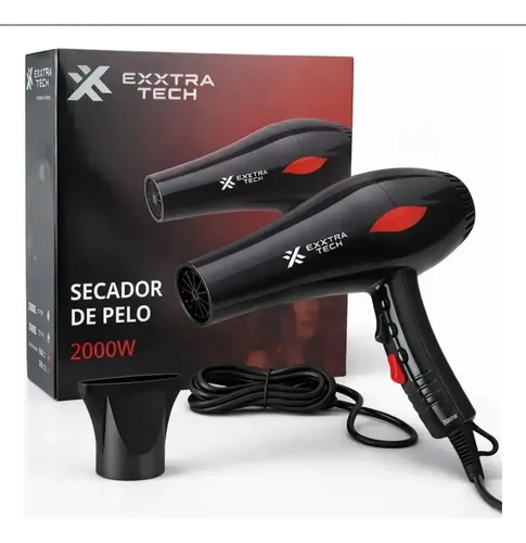 Secador Pelo Cabello Frio Calor Extra Techh 2000w 220v