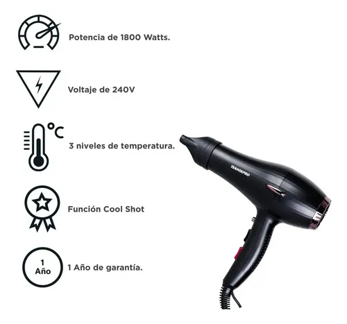 Secador Profesional Golden Touch 3900 Teknikpro