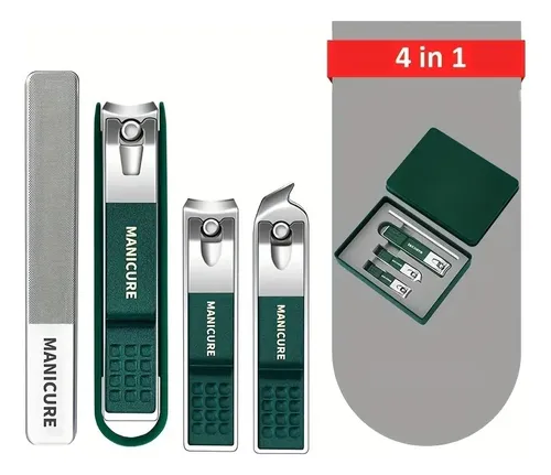 Juego De Cortaúñas 4 En 1, Caja De Herramientas For Decorar