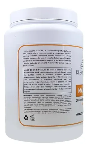 Mascarilla Capilar Kleravitex Mamajuana Tratamiento Profundo