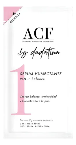Recarga Serum Humectante Vol 1 Acf By Dadatina M21109
