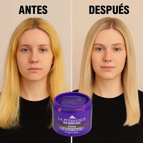 Máscara La Puissance Matizador Violeta Silver Rubios 250ml