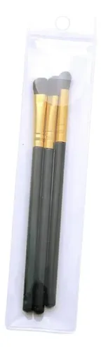 3pcs Pinceles De Maquillaje Profesion Brochas For De Dorado