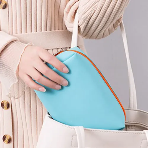 Bolsa De Cosméticos De Viaje Para Maquillaje, Piel Sintética