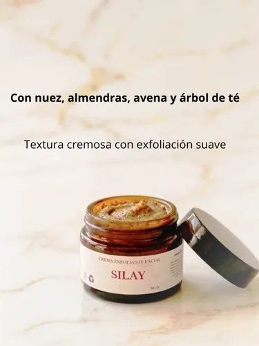 Elimina Puntos Negros. Crema Exfoliante Natural Silay 50gr