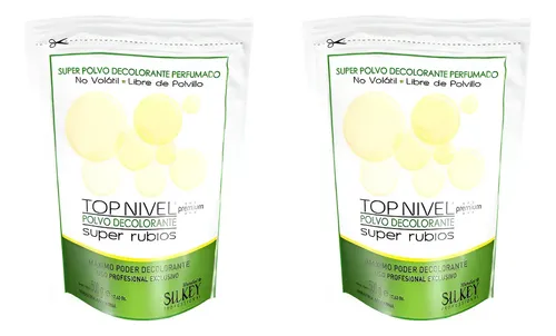 Polvo Decolorante Super Rubios Top Nivel X 500g Silkey X2 3c