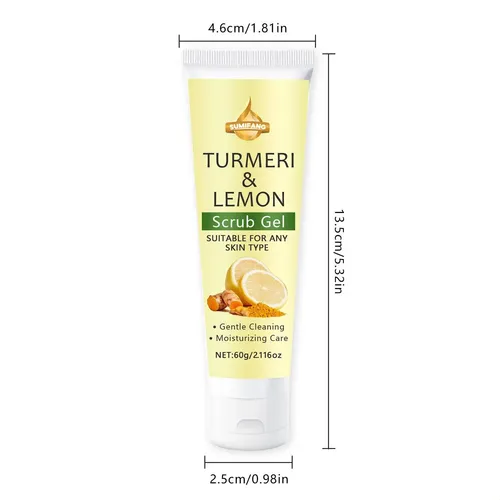 Sumifang Turmeric And Lemon Exfoliating Gel Gentle Cleansing