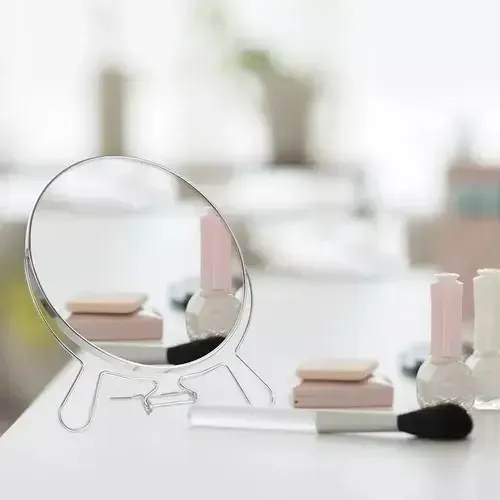 Espejo Doble Faz Con Aumento Maquillaje Depilacion
