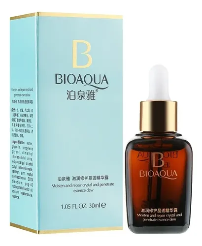 Suero Facial Bio Acqua con Ácido Hialurónico 20% 30ml Hipoalergénico Sin Parabenos