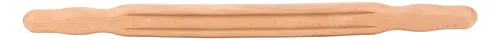 Barra Enrollable De Madera De Haya, Doble Hilera, 20 Perlas,
