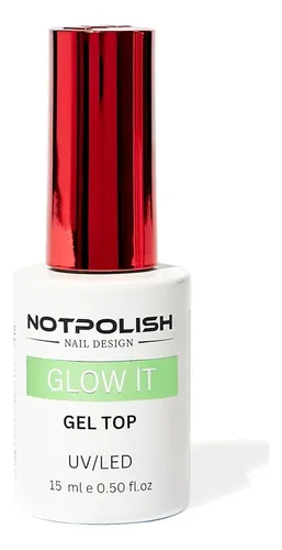 Capa Top De Gel Glow En La Oscuridad Notpolish 15ml