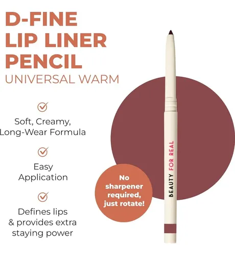 Lápiz Delineador Labios Universal De Beauty For Real