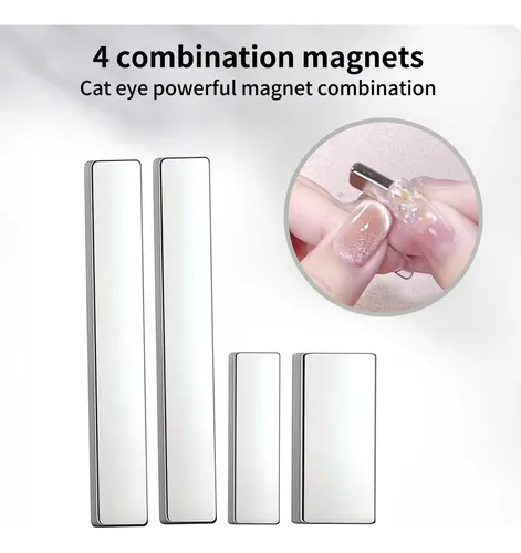 Set 11 Imanes Uñas Ojo De Gato Gel Nail Art Profesional