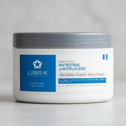 Crema Corporal Antiestrias Y Antiflacidez Libra 250g
