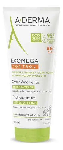 Aderma Exomega Control Crema Emoliente Piel Sensible 200ml