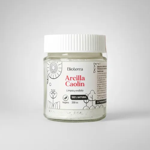 Arcilla Facial Patagónica Caolín Cosmética Natural Bioterra