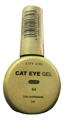 Esmalte City Girl Ojo De Gato 7ml, Efecto Magnético