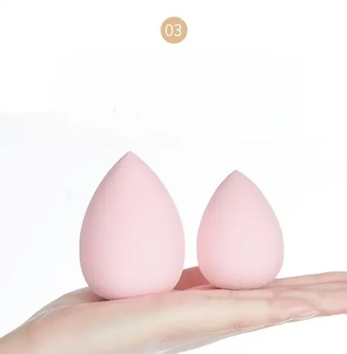 Makeup Sponge Puff Cushion Set 40pcs Taupe Assorted