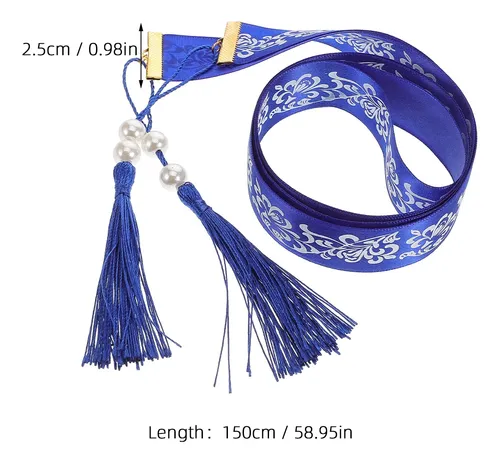 1 Par De Accesorios Chinos Para El Cabello Hanfu, Cintas Par