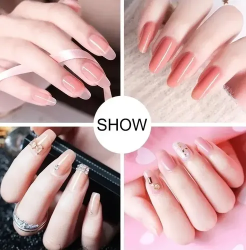 Kit Polygel 30ml Cabina Pincel Removedor Molde Top Base Coat